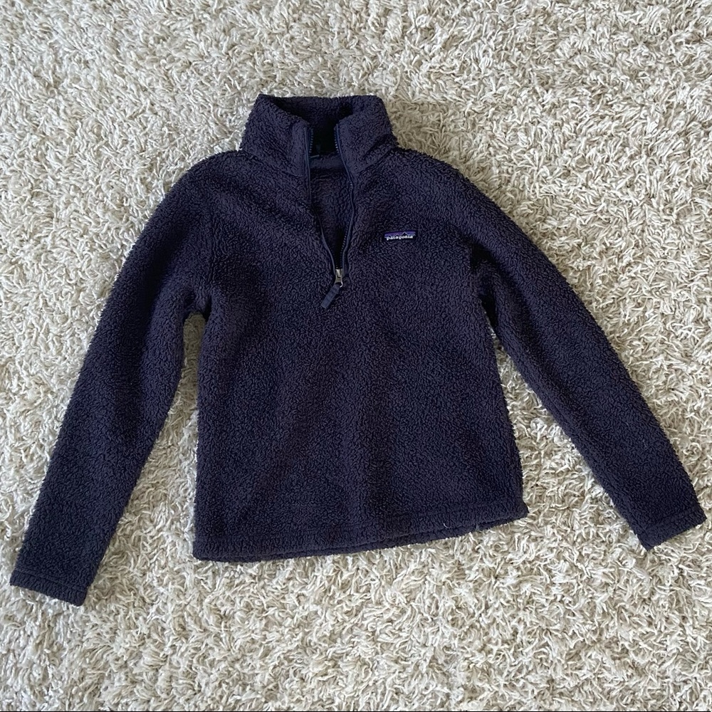 Patagonia Dark Navy Outerwear Fleece -> 70% OFF